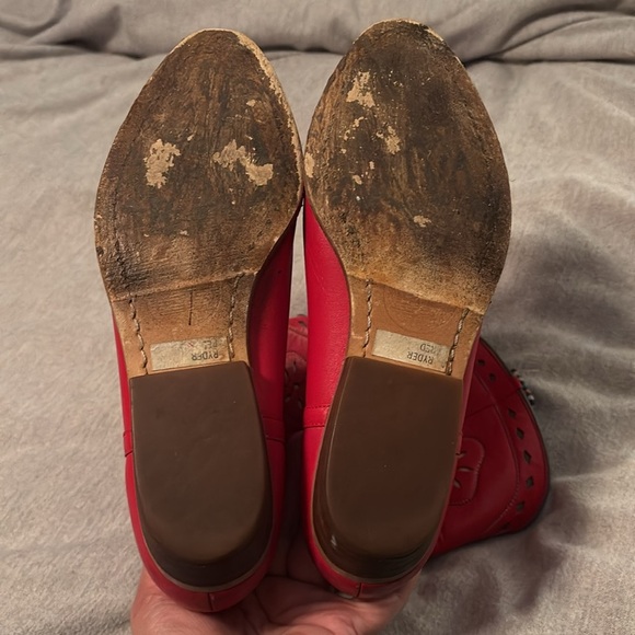 Red cowgirl boots - Picture 5 of 8